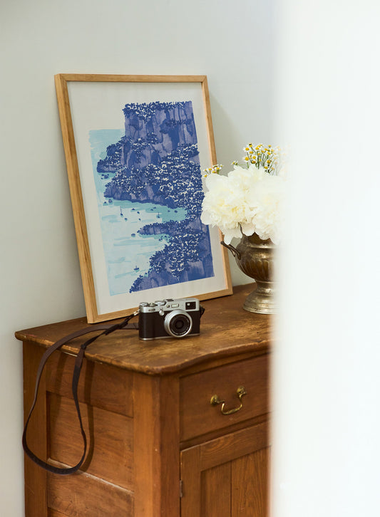 Coastal Cliffs, Poster